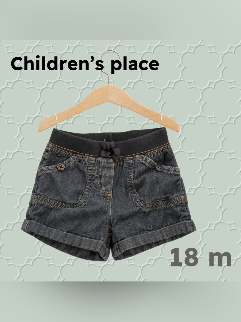 🇺🇸👍GUC THE CHILDREN’S PLACE | 18 m | Casual Unisex dark denim toddler Shorts